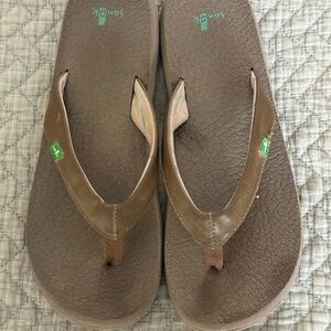 Sanuk Chocolate Brown Sandals